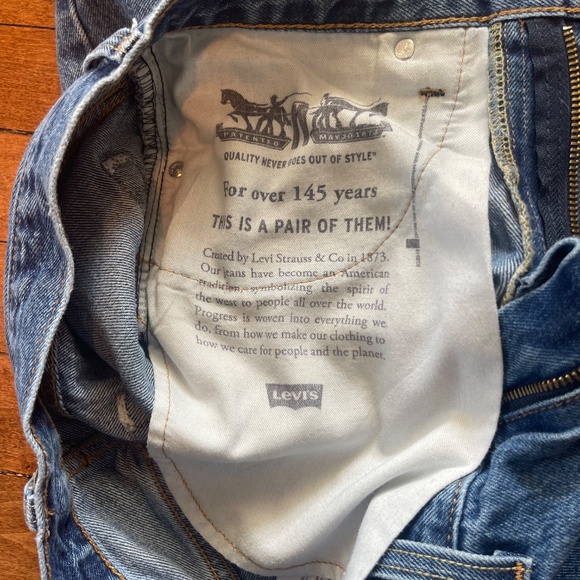 Levi 405 Jean shorts size 30 - Picture 5 of 6